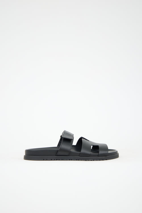 Hermès Leather Chypre Sandal