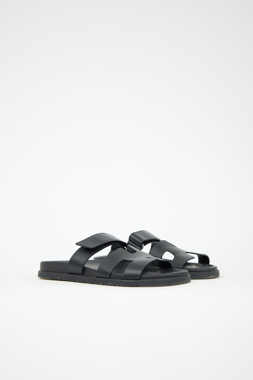 Hermès Leather Chypre Sandal