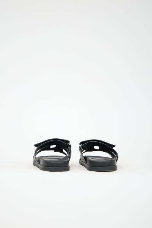 Hermès Leather Chypre Sandal
