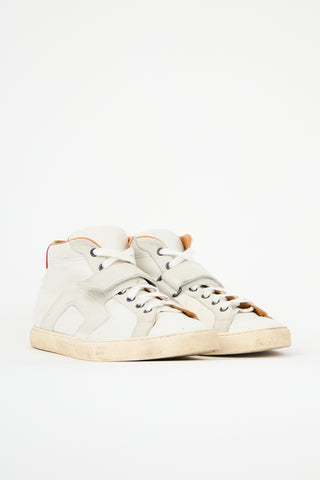 Hermès Leather High Top Sneaker
