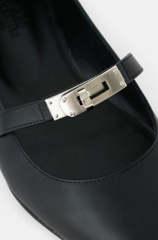 Hermès Leather Kelly Ballet Flat