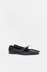 Hermès Leather Kelly Ballet Flat