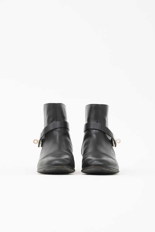 Hermès Leather Neo Ankle Boot