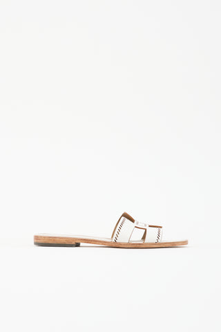 Hermès Leather Oran Slide