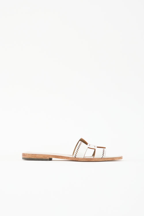 Hermès Leather Oran Slide