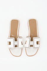 Hermès Leather Oran Slide