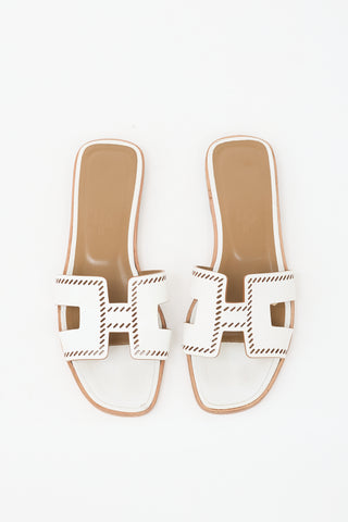 Hermès Leather Oran Slide