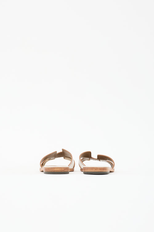 Hermès Leather Oran Slide