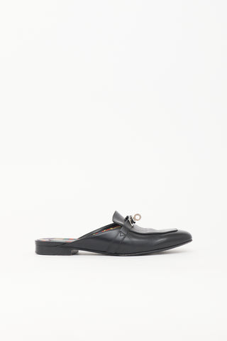 Hermès Leather Oz Mule