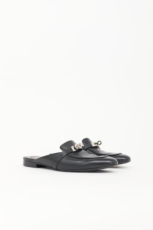 Hermès Leather Oz Mule