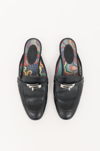 Hermès Leather Oz Mule