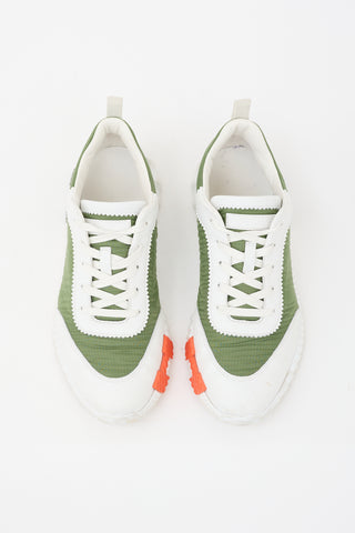 Hermès Leather Ripstop Bouncing Sneaker