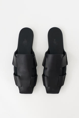 Hermès Leather Ruse Mule