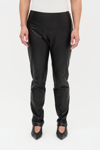Hermès Leather Slim Trouser