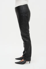 Hermès Leather Slim Trouser
