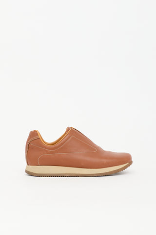 Hermès Leather Slip On Sneaker