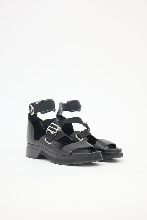 Hermès Leather Strappy Sandal