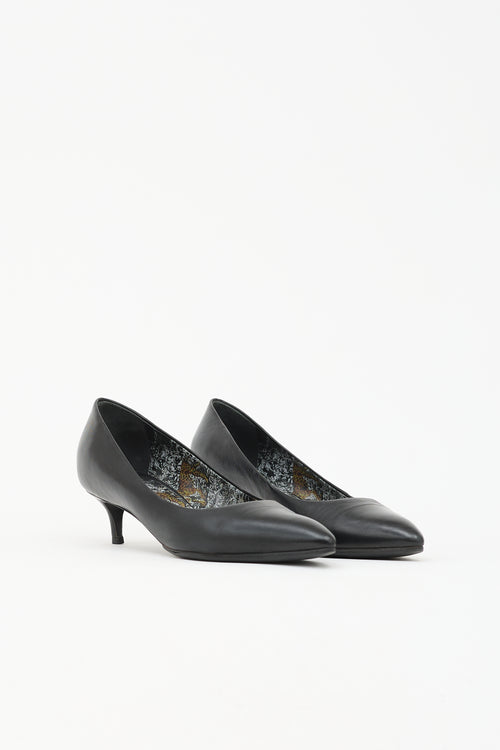 Hermès Leather Vicky 40 Pump