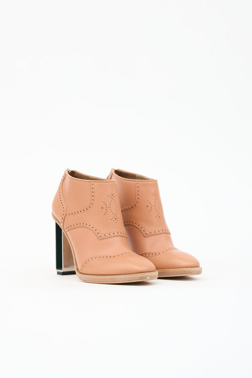 Hermès Leather Ankle Boot