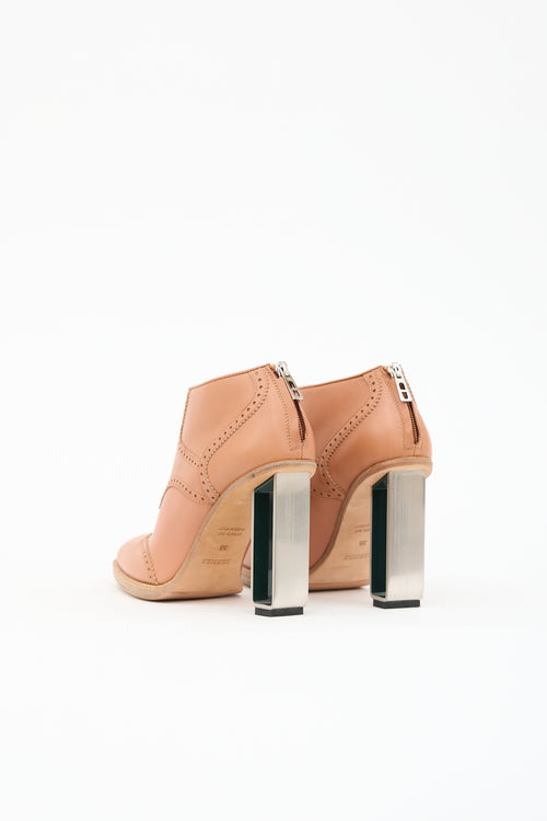Hermès Leather Ankle Boot