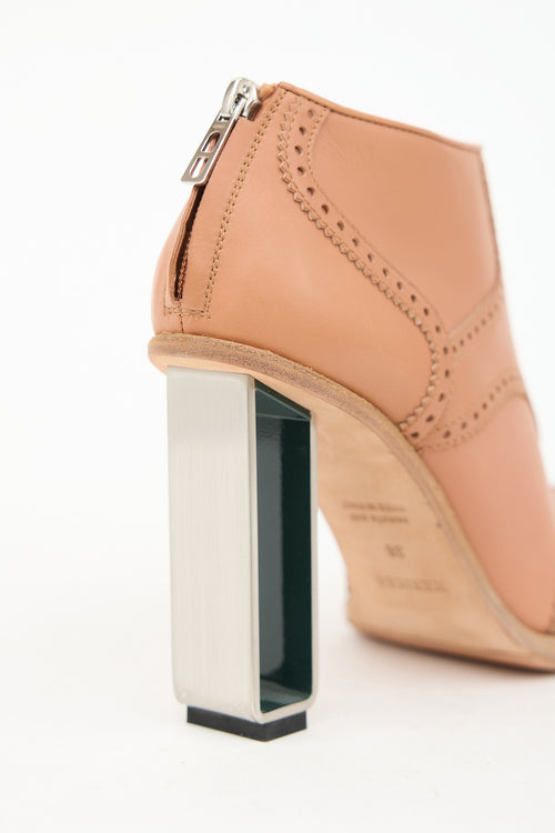 Hermès Leather Ankle Boot