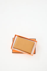 Hermès Leather Calvi Card Holder