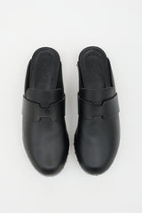 Hermès Leather Calya Clog Mule