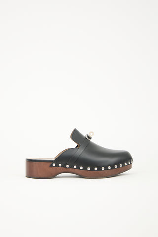Hermès Leather Carlotta Mule