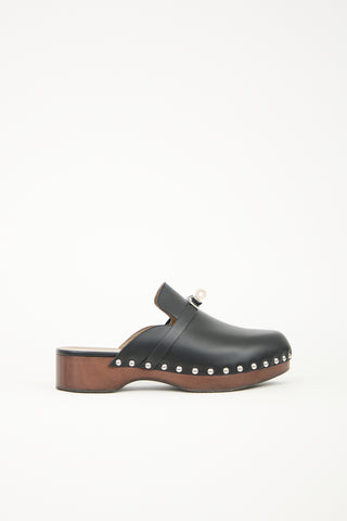 Hermès Leather Carlotta Mule