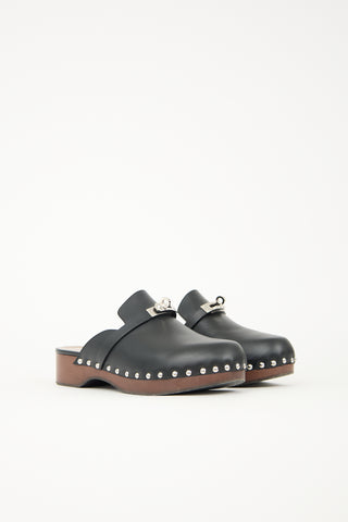 Hermès Leather Carlotta Mule