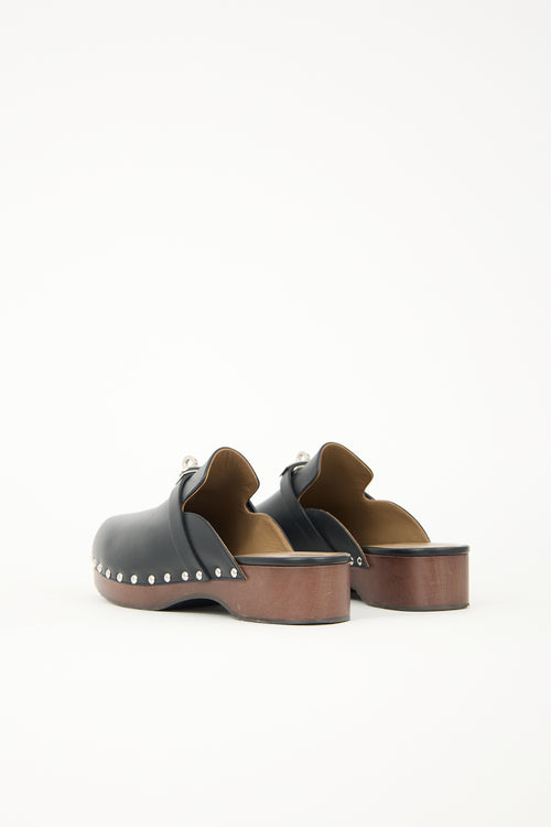 Hermès Leather Carlotta Mule