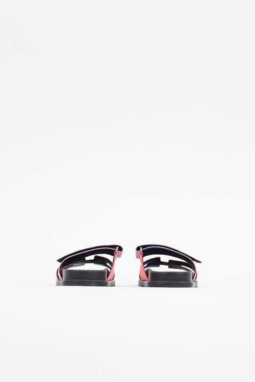 Hermès Leather Chypre Sandal