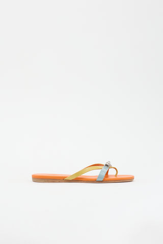 Hermès Leather Corfou Sandal