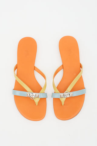 Hermès Leather Corfou Sandal