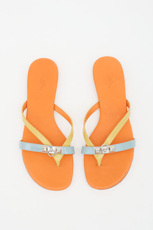 Hermès Leather Corfou Sandal