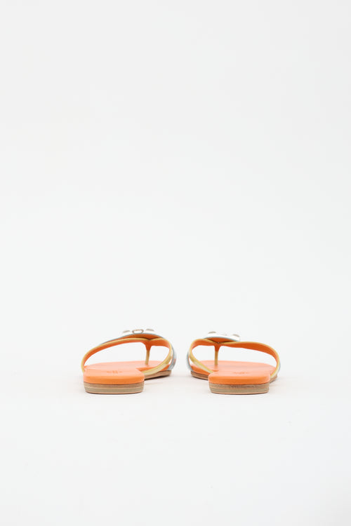 Hermès Leather Corfou Sandal