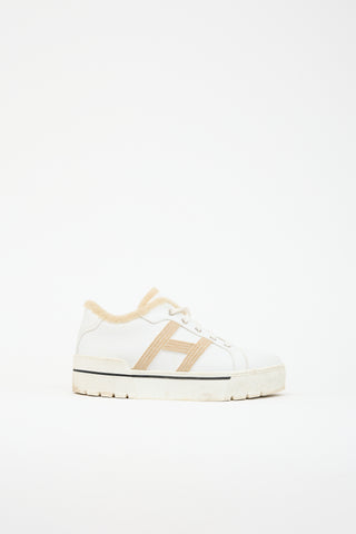 Hermès Leather Dare Platform Sneaker