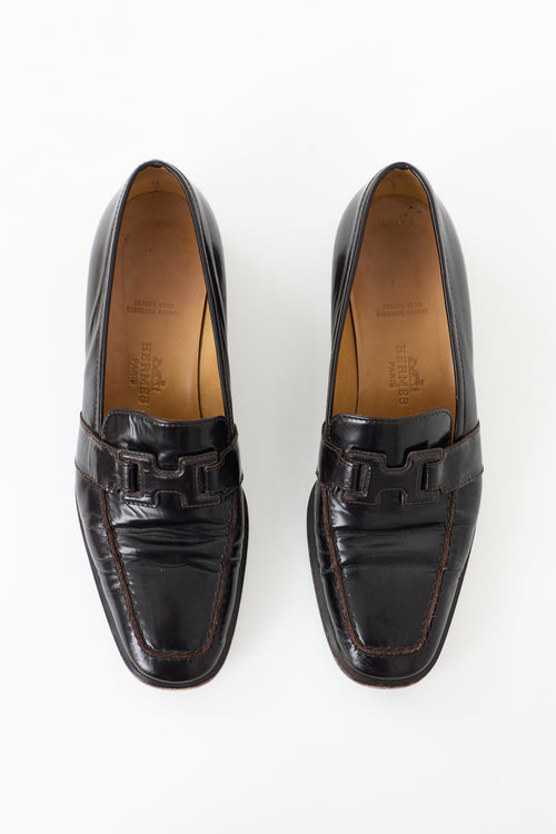 Hermès Leather H Loafer