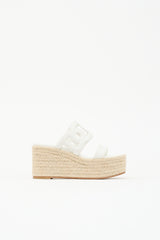Hermès Leather Ithea 30 Espadrille Sandal