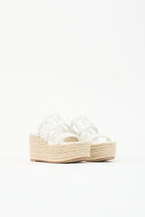 Hermès Leather Ithea 30 Espadrille Sandal