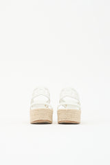 Hermès Leather Ithea 30 Espadrille Sandal