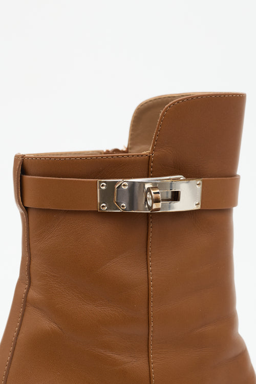 Hermès Leather Joueuse Boot