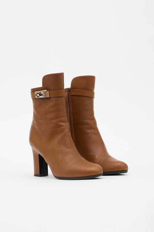Hermès Leather Joueuse Boot