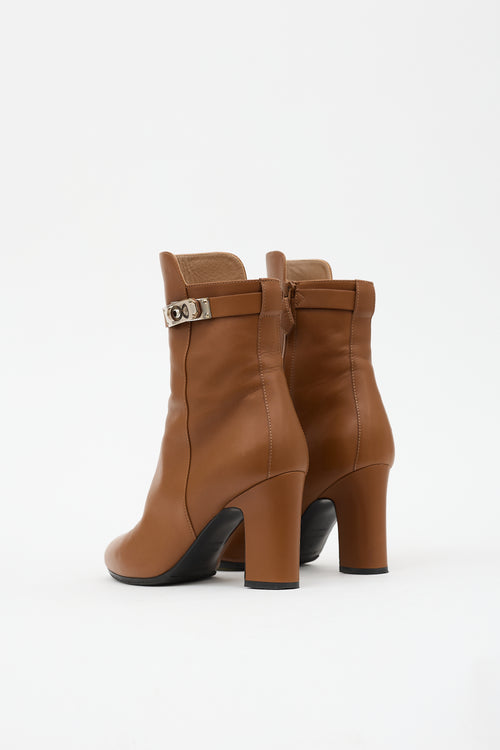Hermès Leather Joueuse Boot