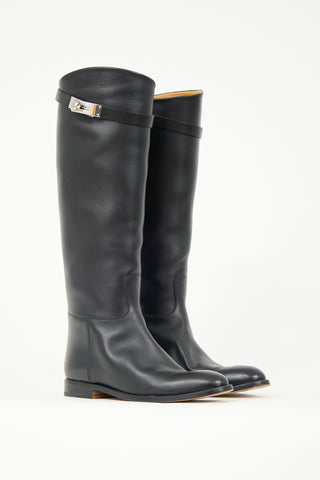Hermès Leather Jumping Boot