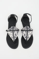 Hermès Leather Les Cles Sandal
