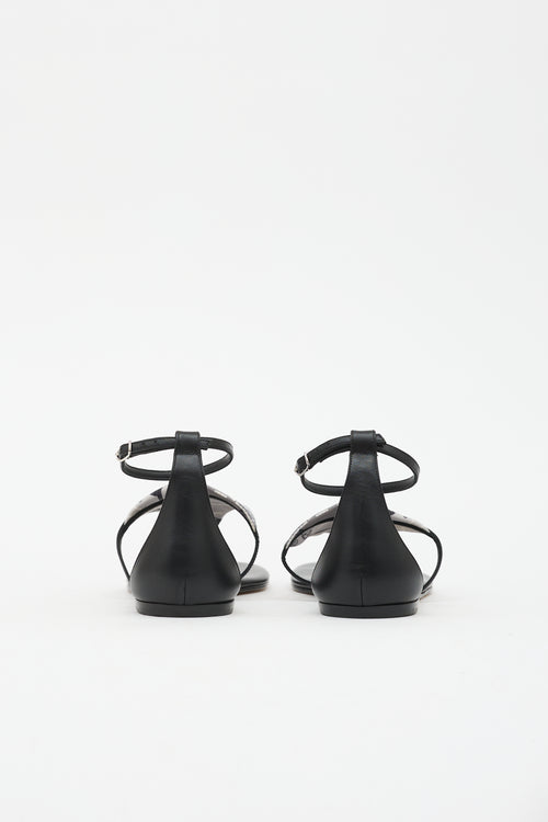 Hermès Leather Les Cles Sandal