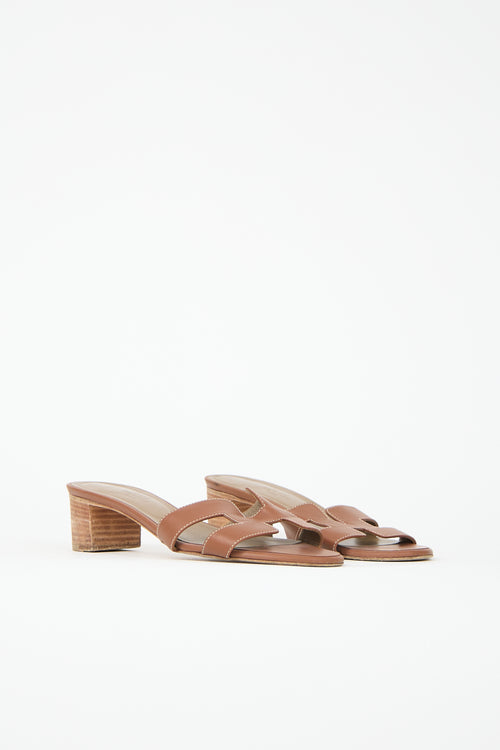 Hermès Leather Oasis Heel