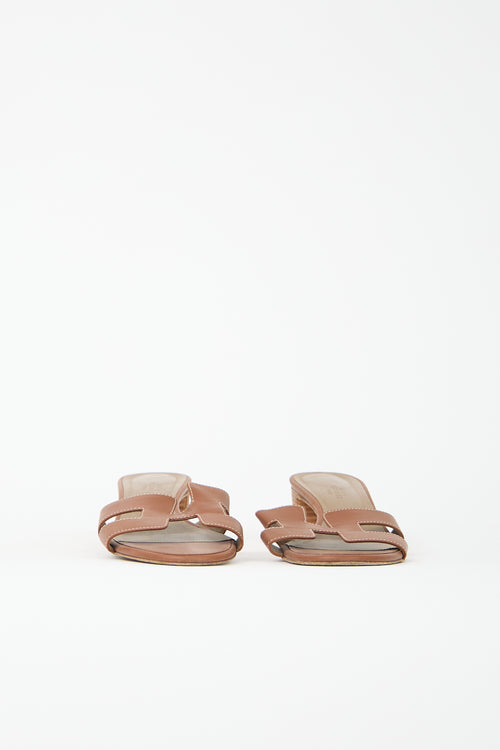 Hermès Leather Oasis Heel