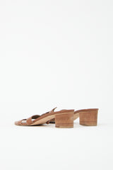 Hermès Leather Oasis Heel